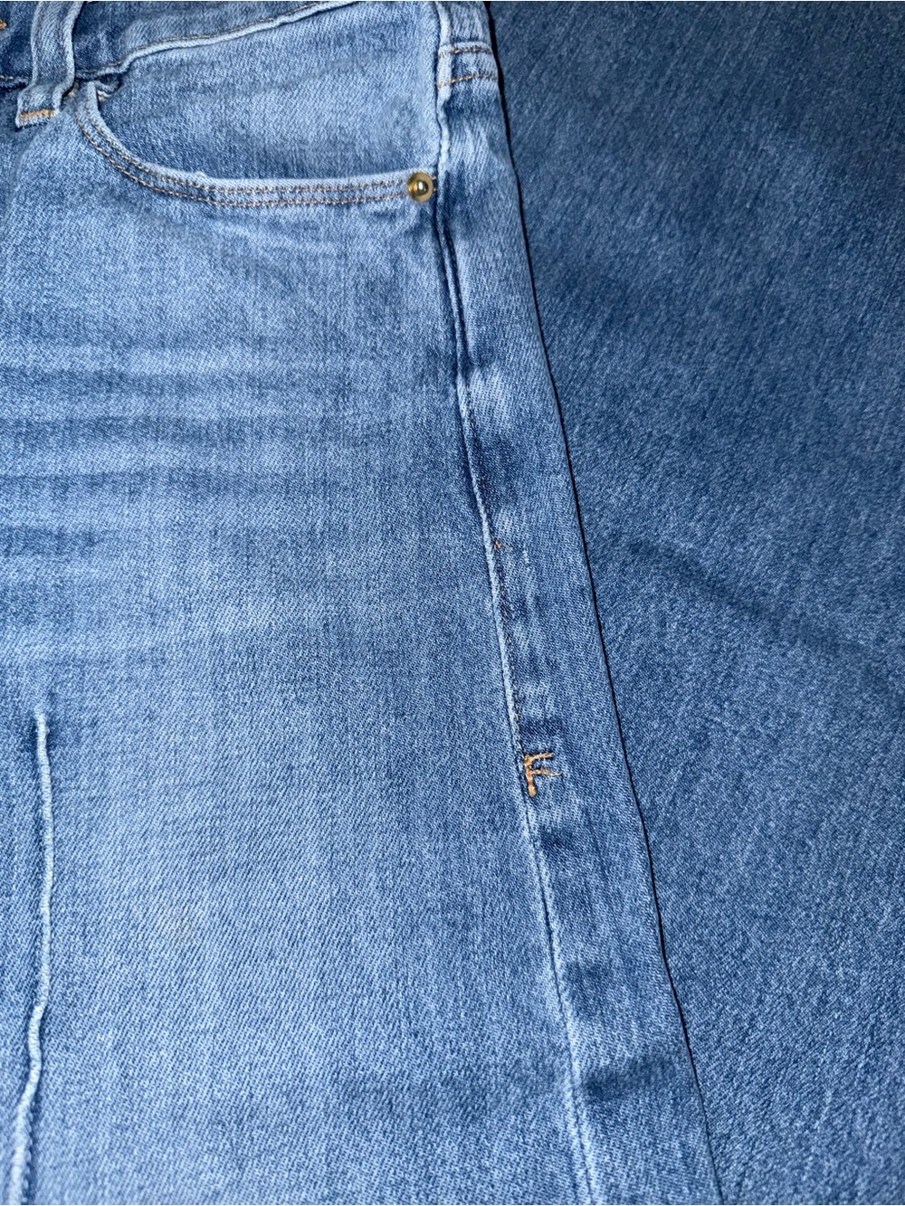 Frame denim high rise le palazzo flare jean size 26/L33/1/2 - Picture 9 of 16